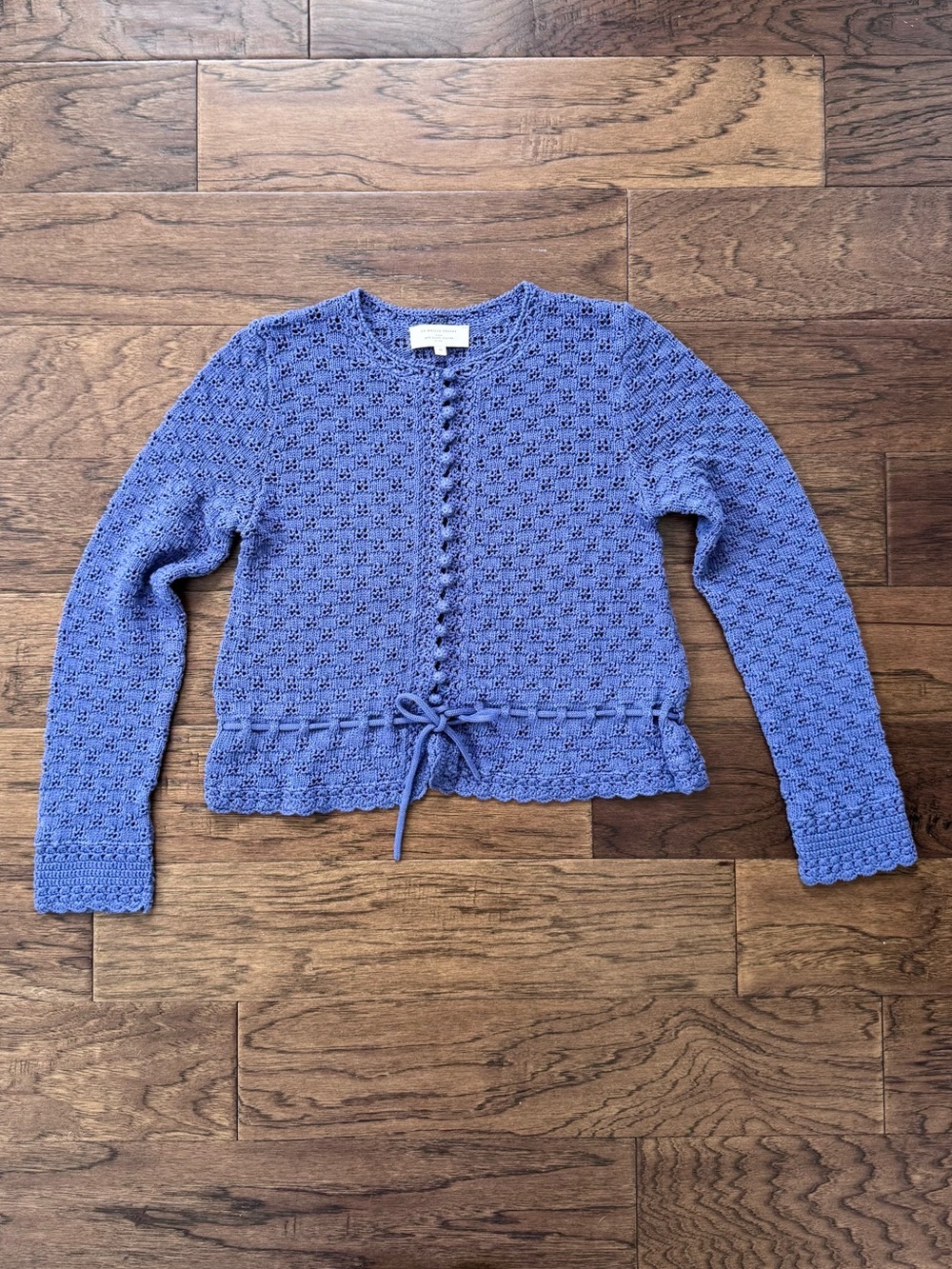 EUC Sézane Martie Cardigan in Mineral Blue Size Medium